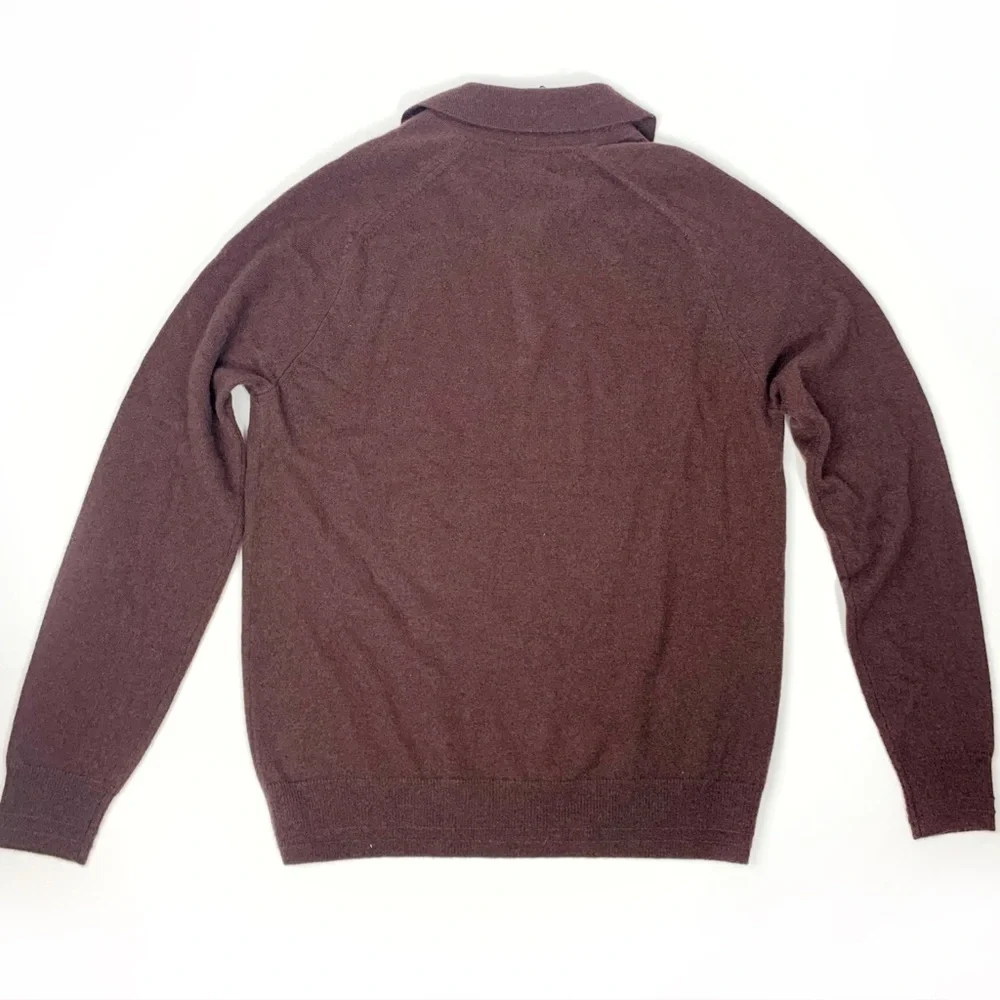 Magaschoni Men's Brown Sweater